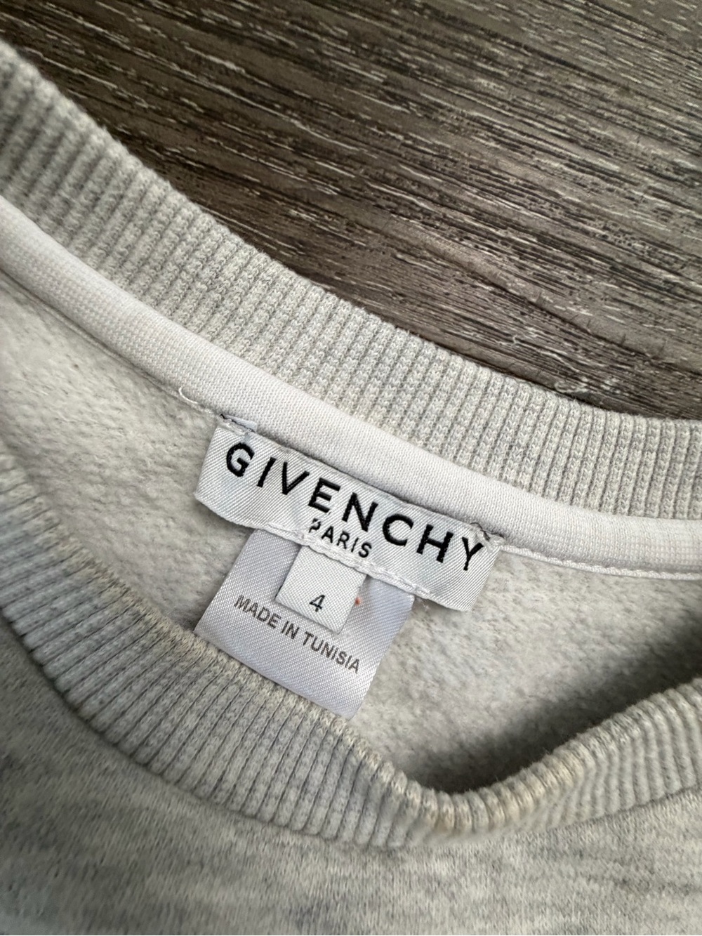 Givenchy Kids Light Grey Logo Crewneck Sweatshirt - Picture 2 of 6